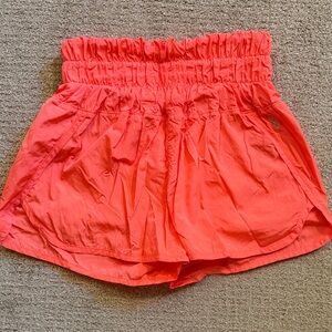 Women's Neon Orange Shorts